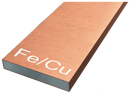 Copper-bonded steel: what the tape looks like, CBM graphic