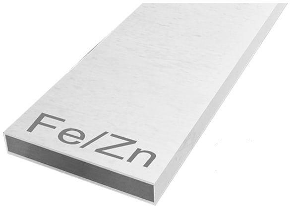 Hot-dip galvanized steel: what the tape looks like, CBM graphic